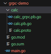 gRPC Demo Project Structure